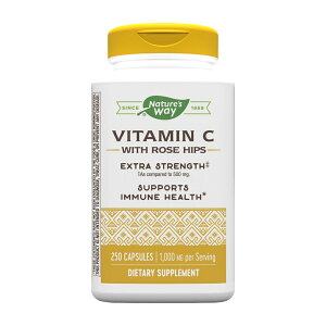 yz r^~C [Yqbvz GNXgXgOX 250 JvZ lC`[YEFCyNature's WayzVitamin C with Rose Hips Extra Strength, 250 Capsules