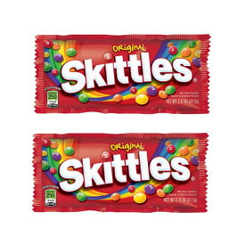 【送料無料】 2個セット キャンディー オリジナル 61g スキットルズ 飴 お菓子 スナック【Skittles】Skittles, Original 2.17 OZ