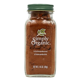 【送料無料】 ベトナムシナモン シナモン 69g シンプリーオーガニック【Simply Organic】Vietnamese Cinnamon 2.45 oz