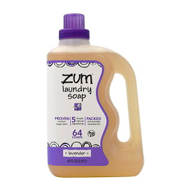 【送料無料】 ズム ランドリーソープ ラベンダー 64回分 1.89L インディゴワイルド 洗濯洗剤 衣類用洗剤 服【Indigo Wild】Zum Laundry Soap Lavender 64 Loads, 64 fl oz