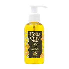 【送料無料】 ベビー オーガニック ホホバエキス 125ml ホバーケア 赤ちゃん ボディケア 100％ピュア【Hoba Care】Baby, Organic Jojoba Extract 4.22 fl oz