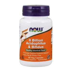 yz 80 AVhtBX&rtBYX voCIeBNX~bNX 60 xWJvZ iEt[Y _ہyNow Foodsz8 Billion Acidophilus & Bifidus, 60 Veg Capsules