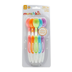 【送料無料】 マンチキン 赤ちゃん用スプーン 6本セット 離乳食 ベビー【Munchkin】6Soft-Tip Infant Spoons