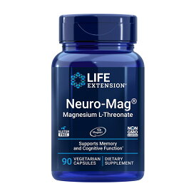 【送料無料】 ニューロマグ L-トレオン酸マグネシウム 90粒 ベジカプセル ライフエクステンション【Life Extension】Neuro-Mag Magnesium L-Threonate, 90 Veg Capsules