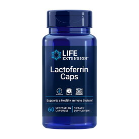 【送料無料】 ラクトフェリン キャップ 60粒 ベジカプセル ライフエクステンション【Life Extension】Lactoferrin Caps, 60 Capsules