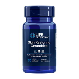 【送料無料】 スキンリストアリング セラミド 30粒 リキッドベジカプセル ライフエクステンション 高含有【Life Extension】Skin Restoring Ceramides, 30 Liquid Veg Capsules