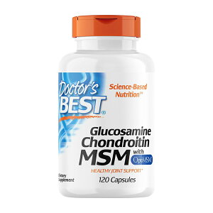 yz ORT~ RhC` MSM 120 JvZ hN^[YxXgyDoctor's BestzGlucosamine Chondroitin MSM with OptiMSM, 120 Capsules
