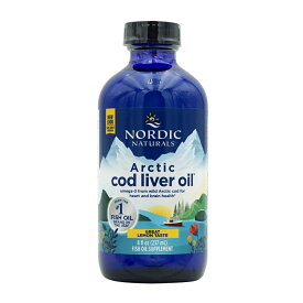 【送料無料】 北極タラ肝油 レモン味 コッドリバーオイル 237ml 液体 ノルディックナチュラルズ【Nordic Naturals】Arctic Cod Liver Oil Lemon Taste, 8 fl oz