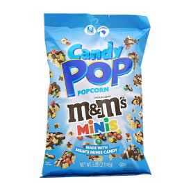 【送料無料】 キャンディポップポップコーン エムアンドエムズ 149g お菓子 ポップコーン スナックポップ【Snack Pop】Candy Pop Popcorn M&Ms Minis 5.25 oz
