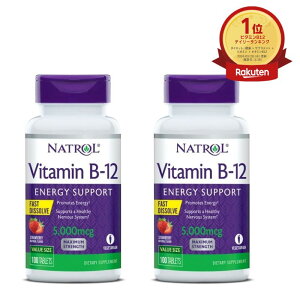 yVLO1ʓ܁ 2Zbg r^~B-12 5000mcg 100 `u Xgx[ ig[yNatrolzVitamin B-12 5,000 mcg 100 Tablets
