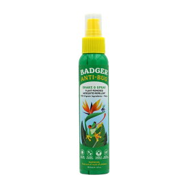 【送料無料】バジャー オーガニック アンチバグ シェイク & スプレー 118.3ml 夏 虫【Badger】Organic Anti-Bug Shake & Spray 4 fl oz