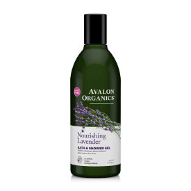 【送料無料】 ニューリッシング ラベンダー バス&シャワージェル 355ml アバロンオーガニクス【Avalon Organics】Nourishing Lavender Bath & Shower Gel 12 fl oz