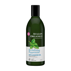 【送料無料】 リバイタライジングペパーミント バスアンドシャワージェル 355ml アバロンオーガニクス【Avalon Organics】Revitalizing Peppermint Bath & Shower Gel 12 fl oz