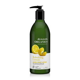 【送料無料】 ハンド&ボディーローション レモン 340g アバロンオーガニクス【Avalon Organics】Refreshing Lemon Hand & Body Lotion 12 oz