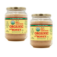 ワイエスエコビーファーム オーガニック 生はちみつ 907g 2個セット 【Y.S. Eco Bee Farms】Organic Raw Honey 2 lbs 2set