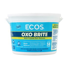 【送料無料】 アースフレンドリー オキシブライト 多目的 ステインリムーバー 1.63kg【Earth Friendly】ECOS Oxo Brite Multi-Purpose Stain Remover Free & Clear 3.6 lb