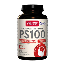 【送料無料】 PS100 ホスファチジルセリン 100mg 120粒 カプセル ジャローフォーミュラズ【Jarrow Formulas】 PS100 Phosphatidylserine 100 mg 120 Capsules