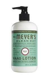 【送料無料】 ハンドローション バジル 354ml ミセスマイヤーズ【Mrs.Meyer's】Hand Lotion Basil 12fl oz