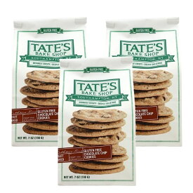 【送料無料】 テイツベイクショップ グルテンフリー チョコレートチップクッキー 198g クッキー 3個セット【Tates Bake Shop Cookies】 Gluten Free Chocolate Chip Cookies 7 oz 3set