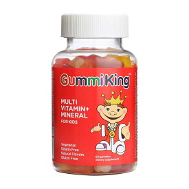 【送料無料】 マルチビタミン ミネラル 子供用 60粒 グミ グミキング【Gummi King】Multi Vitamin + Mineral for Kids 60 Gummies