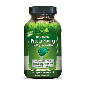 【送料無料】プロアクティブ 男性向け 健康 90粒 リキッドソフトジェル アーウィンナチュラルズ【Irwin Naturals】Pro-Active Male Prosta-Strong Healthy Urinary Flow, 90 Liquid Soft Gels