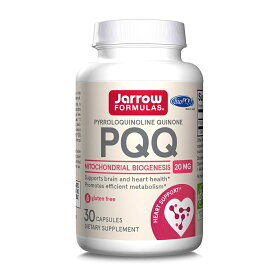 【送料無料】 PQQ ピロロキノリンキノン 20mg 30粒 カプセル ジャローフォーミュラズ 健康 美容【Jarrow Formulas】PQQ (Pyrroloquinoline Quinone) 20 mg, 30 Capsules