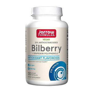 yzrx[ O[vXL |tFm[ 280mg 120 xWJvZ W[tH[~YyJarrow FormulaszVegan 25% Anthocyanosides Bilberry + Grapeskin Polyphenols, 120 Veggie Capsules