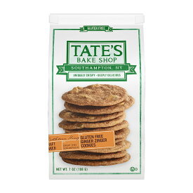 【送料無料】 ジンジャークッキー グルテンフリー 198g テイツベイクショップクッキー お菓子 スナック【Tates Bake Shop Cookies】Gluten Free Zinger Cookies, 7 oz
