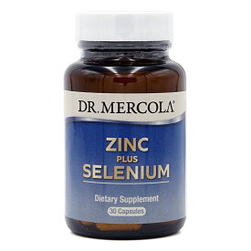 【送料無料】 亜鉛 セレニウム ジンク セレン 30粒 カプセル ドクターメルコラ【Dr. Mercola】Zinc Plus Selenium, 30 Capsules