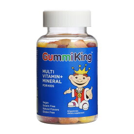 【送料無料】 マルチビタミン マルチミネラル キッズサプリメント 60粒 グミグミキング 子供用【Gummi King】Multi Vitamin + Mineral for Kids, 60 Gummies