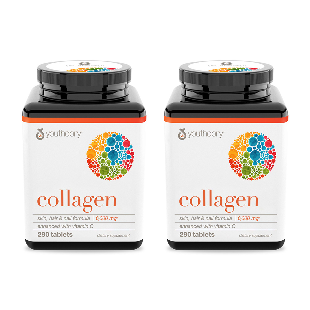  <br>2個セット コラーゲン 6000mg 290粒 大容量 タブレット ユーセオリー<br>Collagen 6,000 mg, 290 Tablets
