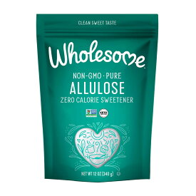 【送料無料】 ピュア アルロース ゼロカロリー スイートナー 340g ホールサム 調味料 甘味料 糖 料理 ベーキング【Wholesome】Non-GMO Pure Allulose Zero Calorie Sweetener, 12 oz