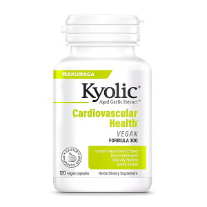 yzn jjNGLX r[KtH[~300 120 xWJvZ L[bNyKyoliczAged Garlic Extract Cardiovascular Health Vegan Formula 300, 120 Vegan Capsules