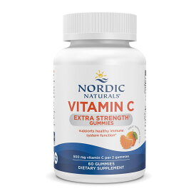 【送料無料】 ビタミンC エクストラストレングス タンジェリン味 60粒 グミ ノルディックナチュラルズ【Nordic Naturals】Vitamin C Extra Strength Gummies Tangerine Taste, 60 Gummies