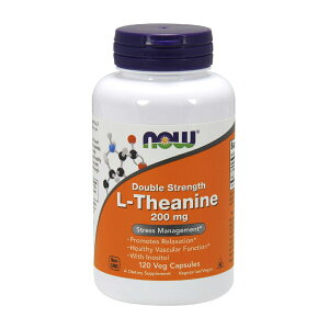 yz L-eAj _uXgOX 200mg 120 xWJvZ iEt[YyNow Foodsz Double Strength L-Theanine 200 mg 120 Veg Capsules