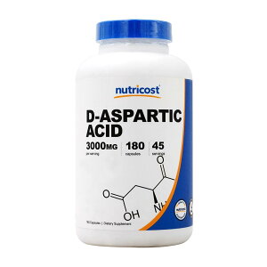 yz D-AXpM_ 3000mg 180 JvZ j[gRXgyNutricostzD-Aspartic Acid 3000 mg, 180 Capsules
