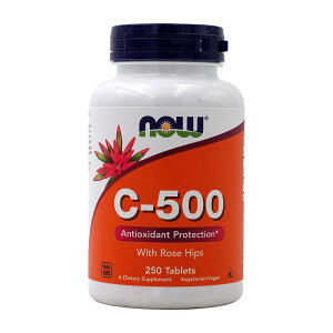 yzr^~C-500 [Yqbvz 250 ^ubg iEt[YyNow FoodszVitamin C-500 with Rose Hips, 250 Tablets