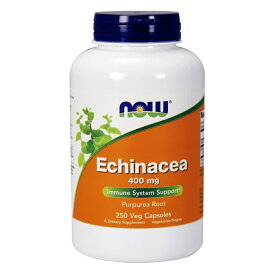 【送料無料】エキナセア 400mg 250粒 ベジカプセル ナウフーズ【Now Foods】Echinacea 400 mg 250 Veg Capsules