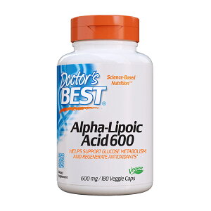 yz At@|_ 600mg 180 xWJvZ hN^[YxXgyDoctor's BestzAlpha-Lipoic Acid 600, 600 mg, 180 Veg Capsules