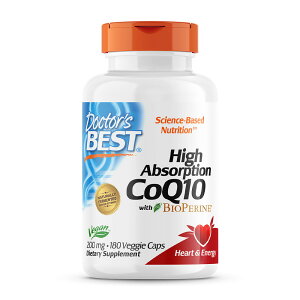 yz z RGUCQ10 CoQ10 oCIyz 200mg 180 xWJvZ hN^[YxXgyDoctor's BestzHigh Absorption CoQ10 with BioPerine 200 mg, 180 Veg Capsules