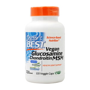 yz B[K ORT~ RhC` MSM 120 xWJvZ hN^[YxXgyDoctor's BestzVegan Glucosamine Chondroitin MSM, 120 Veg Capsules