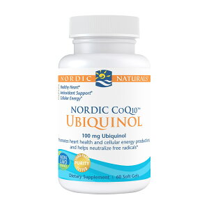 yz RGUCQ10 rLm[ 100mg 60 \tgWF mfBbNi`Y CoQ10yNordic NaturalszNordic CoQ10 Ubiquinol 100 mg, 60 Softgels