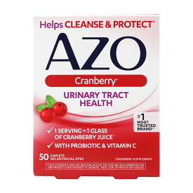 【送料無料】 クランベリー 50粒 カプレット アゾ 女性【Azo】Cranberry, Urinary Tract Health 50 Caplets