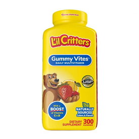 【送料無料】リルクリターズ マルチビタミングミ 300粒 子供用 キッズ【L'il Critters】Gummy Vites Complete MultiVitamin 300 Gummies