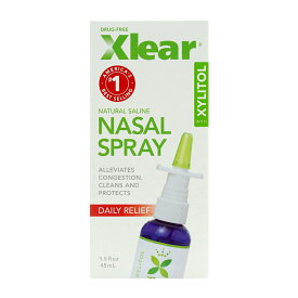 【送料無料】 ナザールスプレー ナチュラルサリン 45ml 鼻スプレー キシリア【Xlear】 Natural Saline Nasal Spray 45ml