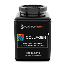 【送料無料】男性向け コラーゲン 290粒 タブレット 大容量 ユーセオリー 美容 健康【Youtheory】Men Collagen, 290 Tablets