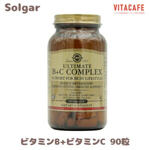 yz AeBbg r^~B+C RvbNX XgXtH[~ 90 ^ubg \K[ySolgarzUltimate Vitamin B + C Complex Stress Formula, 90 Tablets