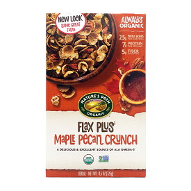 【送料無料】 フラックスプラス メープル ピーカン クランチ 325g ネイチャーズパス シリアル グラノーラ【Nature's Path】Flax Plus, Maple Pecan Crunch 11.5 oz