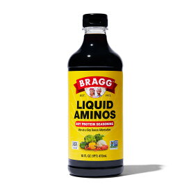 【送料無料】 リキッド アミノ ソイプロテイン 醤油 シーズニング 473ml ブラグ 調味料【Bragg】Liquid Aminos Soy Protein Seasoning, 16 fl oz