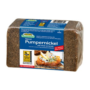 yz i` vpjbP p 500g z[CJ[lubh SCubh Xe}bn[ CpyMestemacherzNatural Pumpernickel with Whole Rye Kernels, 17.6 oz